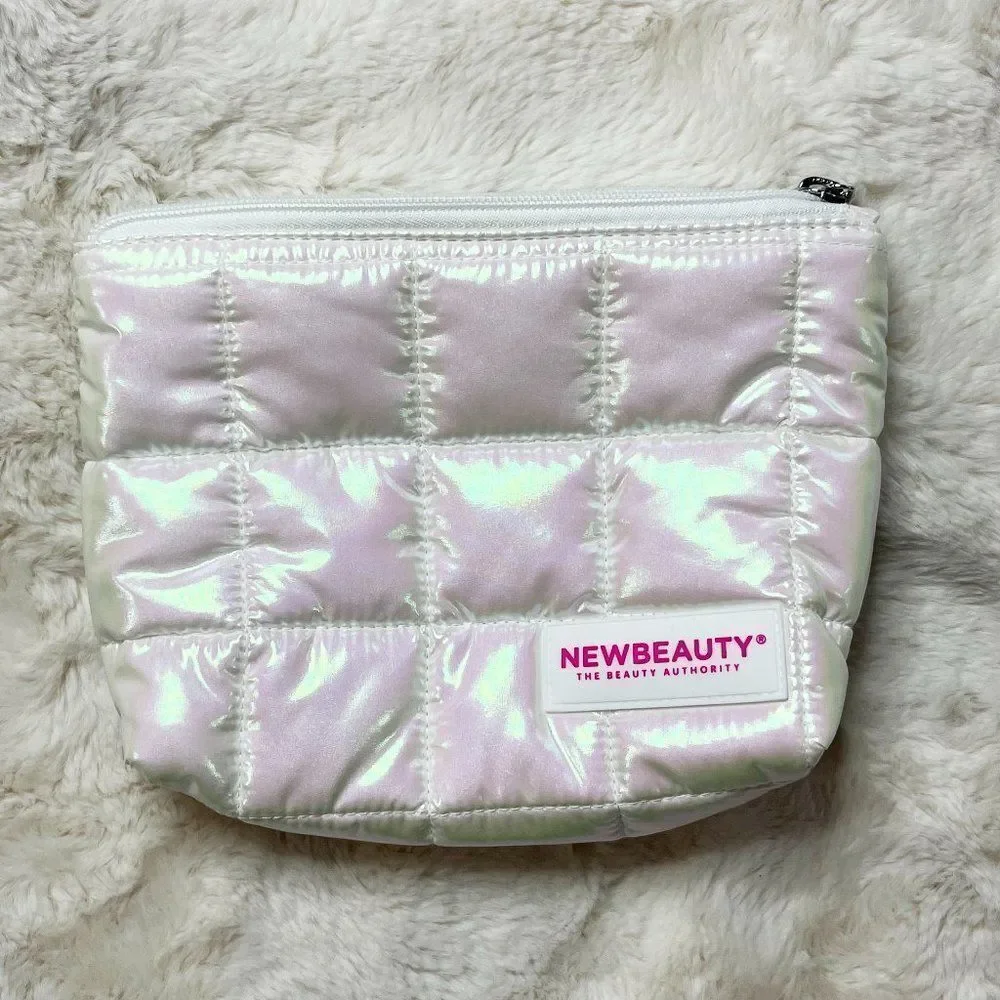 Go Dash Dot Iridescent Puffle Makeup‎ Bag
